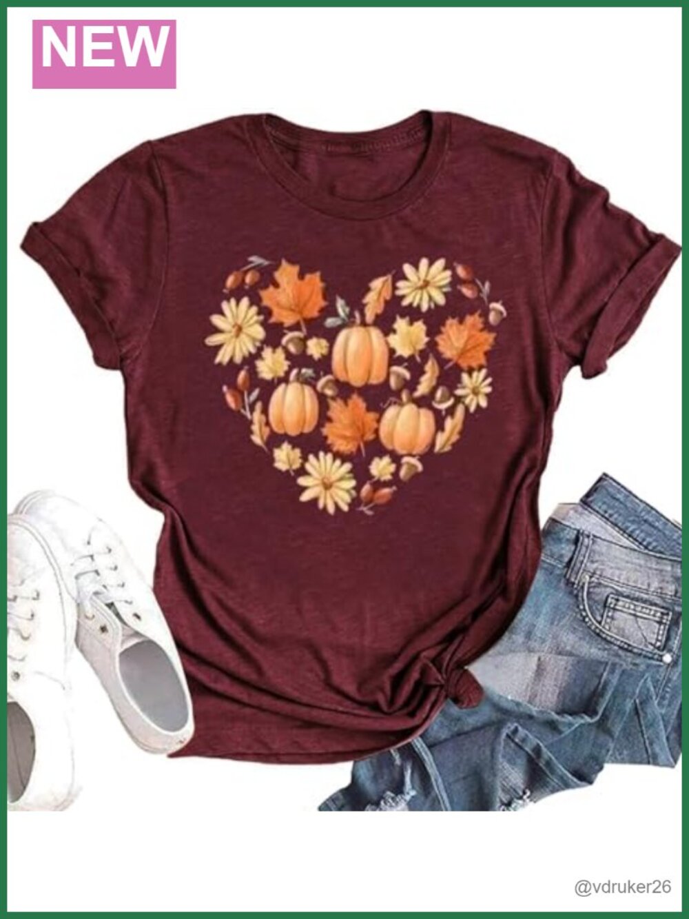 Women's Fall Pumpkin Graphic Tee Thanksgiving Short Sleeve Crew Neck Pullover